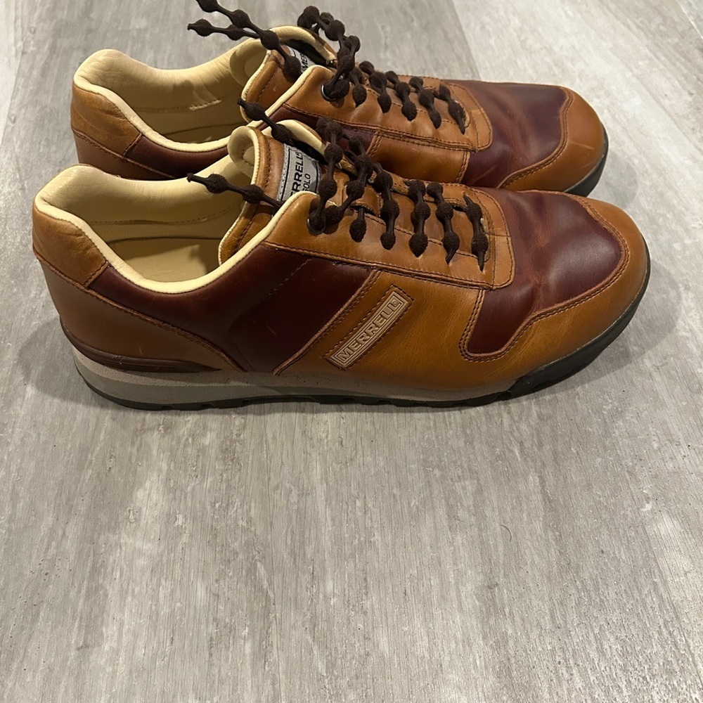 GUC Merrell Solo Luxe Leather Shoes Sz 12